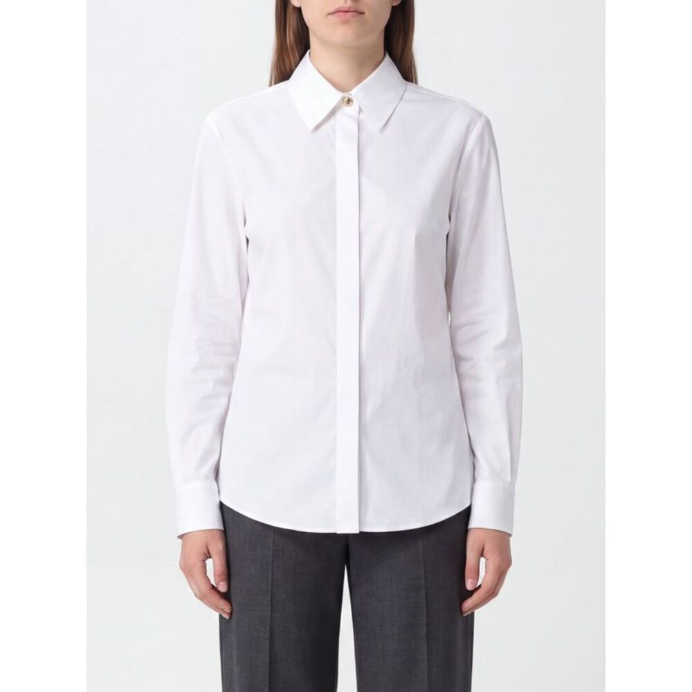 Sportmax Women Sportmax Slim Fit Cotton Shirt With Concealed Placket